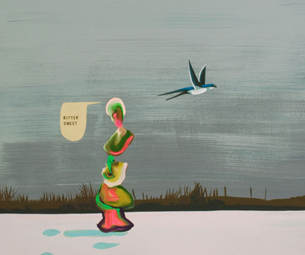 Jennifer Wynne Reeves, Bittersweet, 2005. Gouache on paper, 11  14 inches. Courtesy of Jennifer Wynne Reeves Estate.
