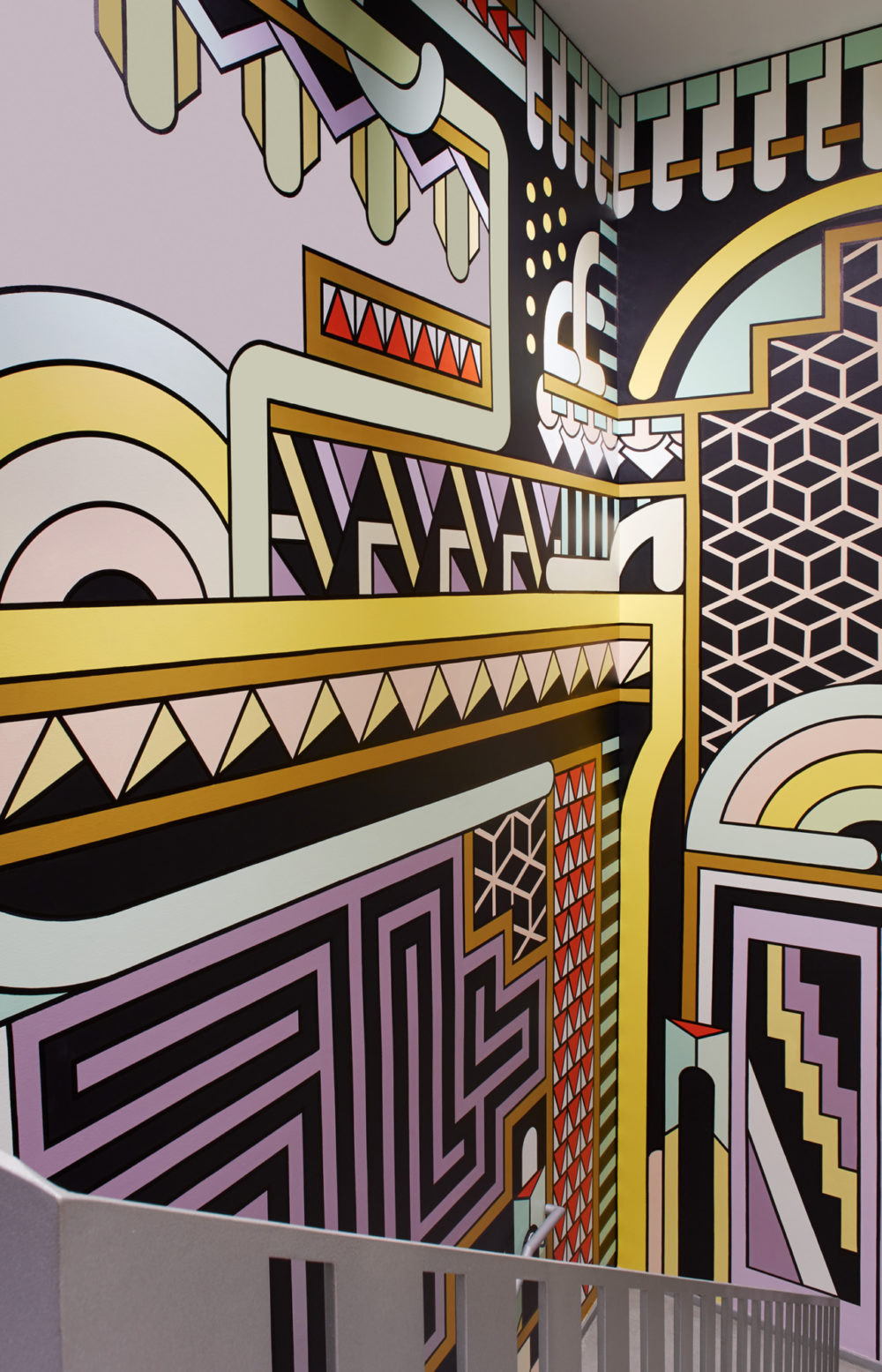 Installation view: Edie Fake: Labyrinth. The Drawing Center, New York. Photo: Martin Parsekian